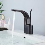 Baterie lavoar ,  TRENDY S, montare chiuveta baie , negru antichizat, 5962, trendysanitary.ro