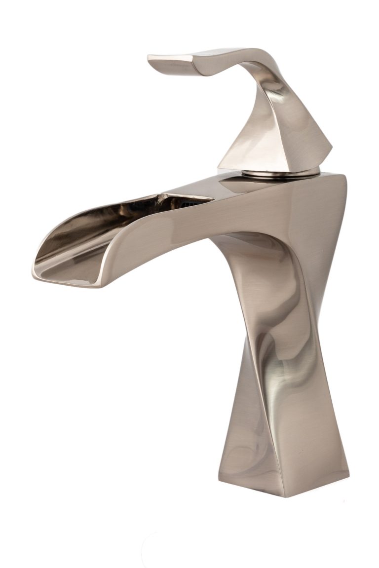Baterii chiuveta baie, Baterie lavoar , tip cascada ,inox satinat , TRENDY S, trendysanitary.ro