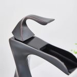 Baterie lavoar , tip cascada ,negru antichizat , TRENDY S, 694, trendysanitary.ro