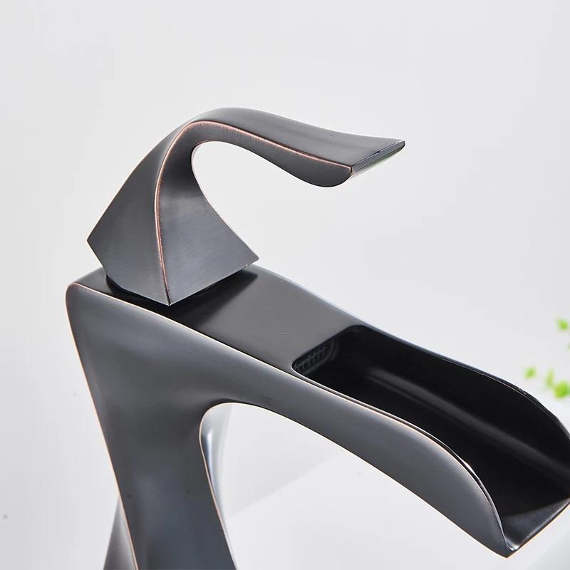 16335863 Baterie lavoar , tip cascada ,negru antichizat , TRENDY S, 9099, trendysanitary.ro