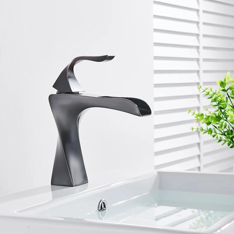 16335866 Baterie lavoar , tip cascada ,negru antichizat , TRENDY S, 5213, trendysanitary.ro