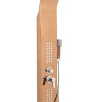 Panou dus hidromasaj inox 4 functii rose TRENDY’S, 4631, trendysanitary.ro