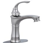 Baterie lavoar  montare chiuveta baie , aspect satinat, 6441, trendysanitary.ro