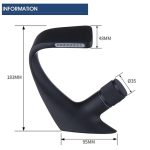 Baterie lavoar TRENDY S , montare chiuveta baie , negru mat, 5643, trendysanitary.ro