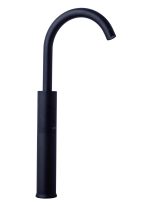 Baterie bucatarie lebada cu senzor,  negru mat, 5834, trendysanitary.ro