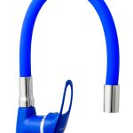 Baterie bucatarie tip lebada,pipa flexibila,albastra, 7400, trendysanitary.ro