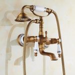 Baterie cada , montare pe perete ,bronz antichizat , monocomanda, 7306, trendysanitary.ro