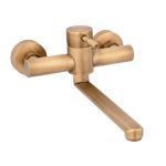 Baterie bucatarie prindere pe perete, bronz antichizat, 2696, trendysanitary.ro