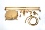Baterie cada freestanding,dubla comanda gold, 6428, trendysanitary.ro