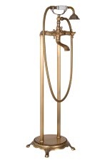 Baterie cada freestanding, dubla comanda,bronz antichizat, 7933, trendysanitary.ro