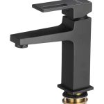 Baterie lavoar , montare chiuveta baie, negru mat, 891, trendysanitary.ro