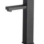 Baterie lavoar, montare pe blat, negru mat, 4364, trendysanitary.ro