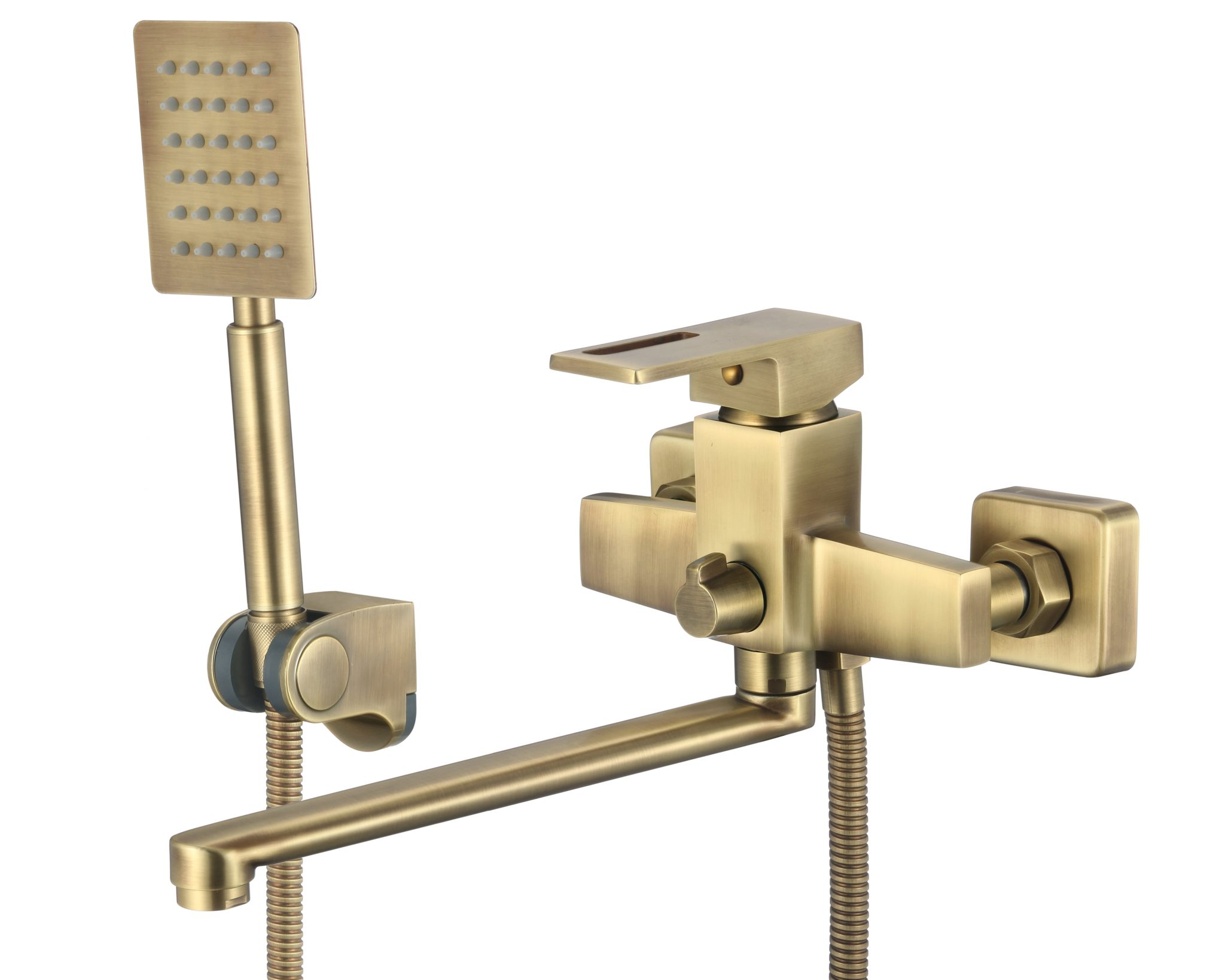 32913949 Baterie cada  montare pe perete, bronz antichizat, 5272, trendysanitary.ro