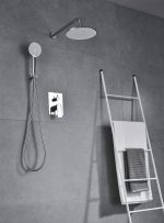 Baterie cada, incastrata in perete, crom lucios, 5547, trendysanitary.ro