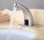 Baterie lavoar senzor inox satinat, 9731, trendysanitary.ro