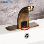 Baterie lavoar cu senzor bronz antichizat, 1301, trendysanitary.ro