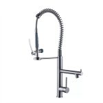Baterie lebada profesionala inox satinat, 4985, trendysanitary.ro