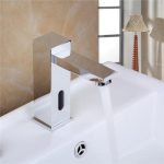 Baterie lavoar cu sezor profesionala Crom Lucios, 8026, trendysanitary.ro