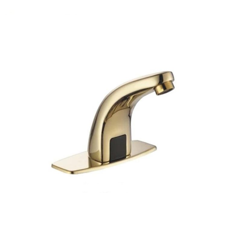 Baterii Sanitare Moderne, Baterie lavoar cu senzor gold, trendysanitary.ro