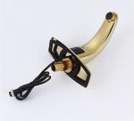 Baterie lavoar cu senzor gold, 8222, trendysanitary.ro