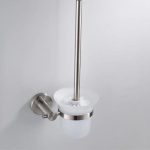 Perie wc prindere perete inox satinat, 7648, trendysanitary.ro