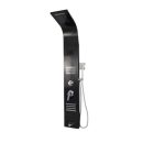 Panou dus hidromasaj inox 5 functii Digital Thermo Black Satin TRENDY’S, 2762, trendysanitary.ro