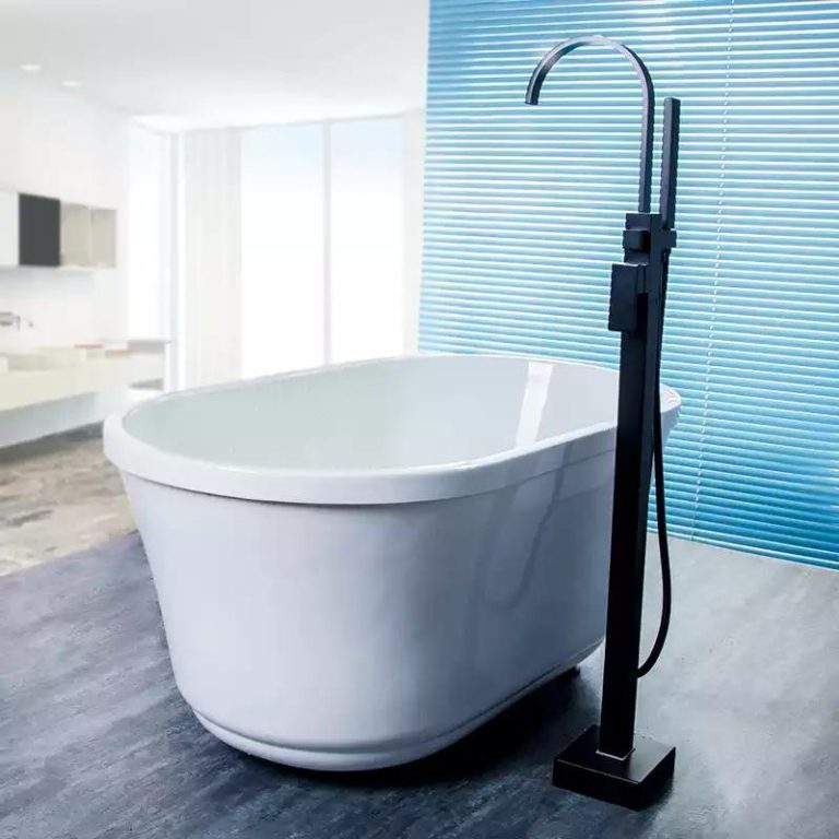 Baterie cada freestandingg black, 426, trendysanitary.ro