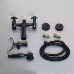 Baterie Cadă Negru Mat, 7795, trendysanitary.ro