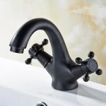 Baterie lavoar negru antichizat, 2588, trendysanitary.ro