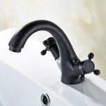 Baterie lavoar negru antichizat, 9149, trendysanitary.ro