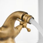 Baterie Bideu Bronz Antichizat, 4903, trendysanitary.ro