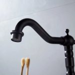 Baterie Lebădă Negru Antichizat, 3385, trendysanitary.ro