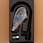 Baterie montare chiuveta bucatarie, negru mat, 7401, trendysanitary.ro
