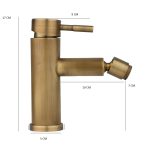 Baterie bideu, bronz antichizat, 9492, trendysanitary.ro