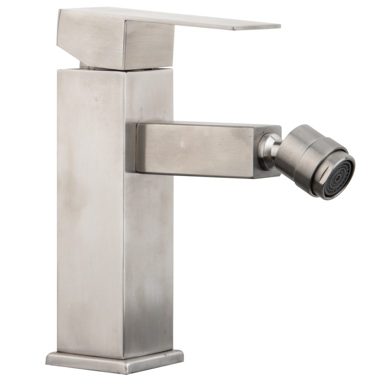 Baterie bideu desing rectangular, aspect satinat, 4542, trendysanitary.ro