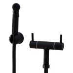 Baterie bideu , fixare pe perete, negru mat, 1628, trendysanitary.ro