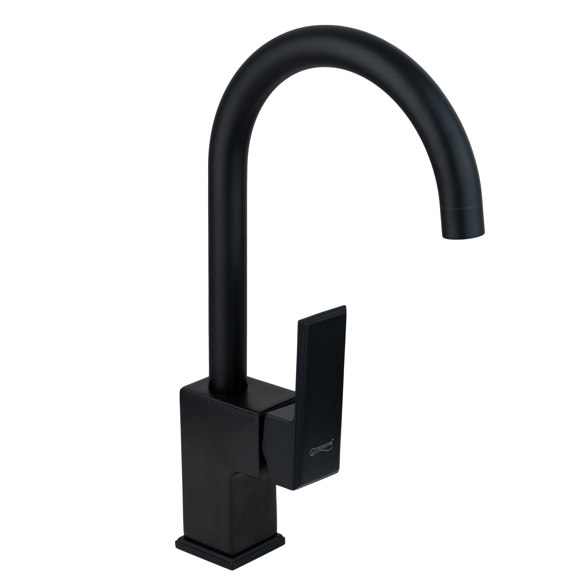 Baterie bucatarie montare pe chiuveta negru mat, 7917, trendysanitary.ro