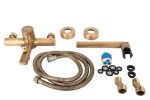 Set baterie cada+baterie lebada bronz antichizat, 7859, trendysanitary.ro