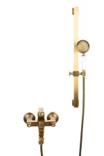 Baterie cada,  cu set de dus, bronz antichizat, 8064, trendysanitary.ro