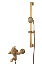 Baterie cada,  cu set de dus, bronz antichizat, 6011, trendysanitary.ro