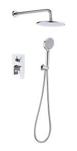 Baterie cada, incastrata in perete, crom lucios, 7750, trendysanitary.ro