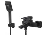 Baterie cada ,montare pe perete, negru mat, 1147, trendysanitary.ro