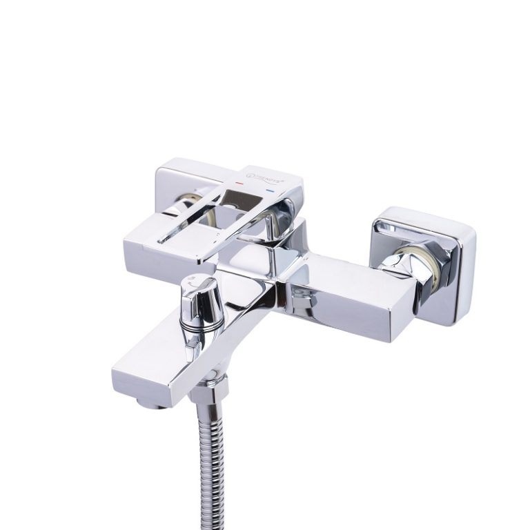 Baterie cada, slim design rectangular, crom lucios, 506, trendysanitary.ro