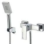 Baterie dus montare pe perete crom, 5302, trendysanitary.ro