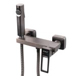 Baterie dus , slim design rectangular, gri, 758, trendysanitary.ro