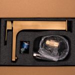 Baterie lavoar TRENDY S, montare pe blat, bronz antichizat, 1938, trendysanitary.ro