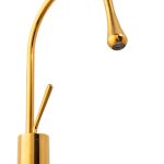 Baterie lavoar inaltime medie, gold, 9150, trendysanitary.ro