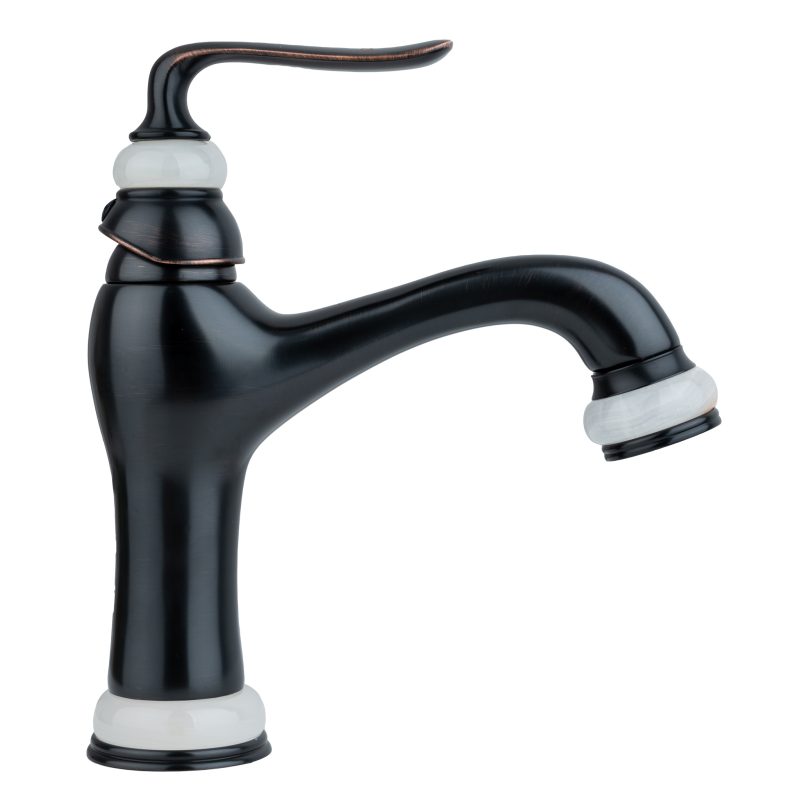 Baterii chiuveta baie, Baterie lavoar TRENDY’S, montare chiuveta baie , black-jade antichizat, trendysanitary.ro