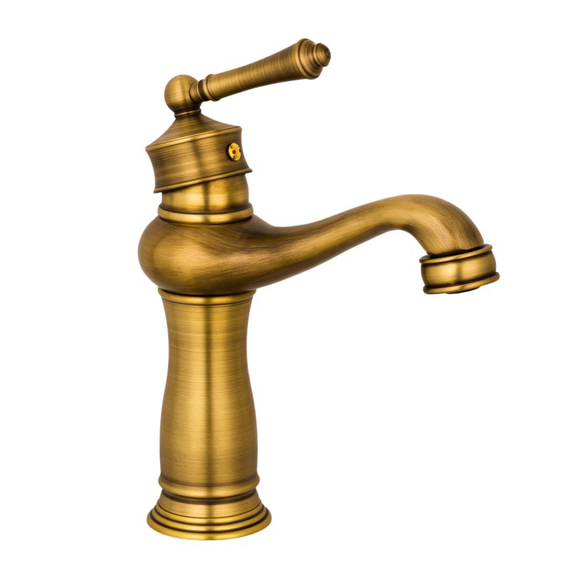 Baterii chiuveta baie, Baterie lavoar  , montare chiuveta baie, bronz antichizat, trendysanitary.ro