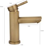 Set baterie cada+baterie lebada bronz antichizat+baterie lavoar, 1383, trendysanitary.ro